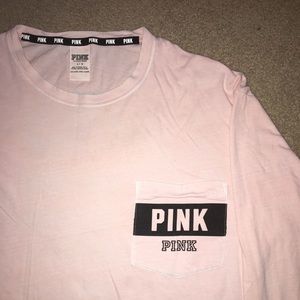 PINK cotton long sleeve